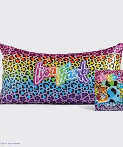 Lisa Frank x Kitsch Satin Pillowcase in Rainbow Leopard 4 Pack - King