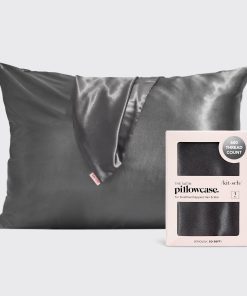 Satin Pillowcase in Charcoal 4 Pack