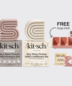 Strengthening Rice Water Trio & Terracotta Soap Dish Bundle